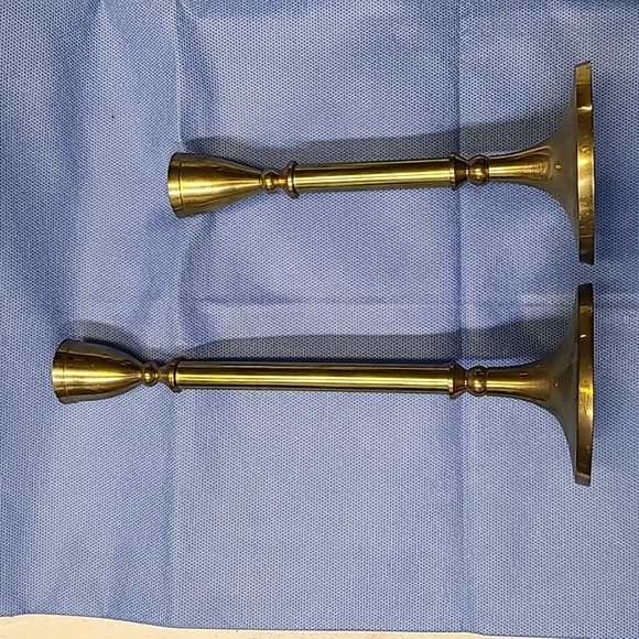 Pier 1 Accents Pier One Solid Brass Candle Sticks Set Of 2 Rih Made In India Holidays Poshmark